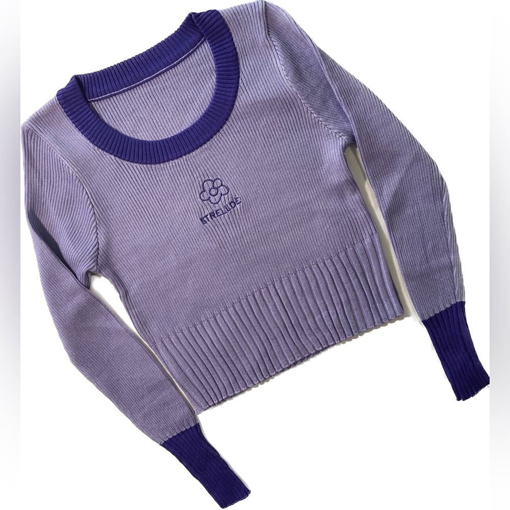 New With Tags-Women's Trendy Cropped Sweater Ribbed Knit Pullover Crop Tops